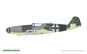 Model kit 1/72 KURFÜRST Bf-109K-4 - Dual Combo - Limited Edition (Eduard kits)