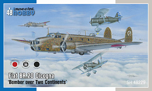 Model kit 1/48 Fiat Br.20 Cicogna ‘Bomber o. Two Continents' (Special Hobby)
