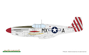 Model kit 1/48 North-American P-51B/C Mustang Weekend edition (Eduard kits)