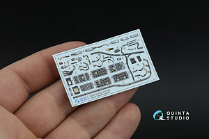 F-15C PAD-upgraded 3D-Printed & coloured Interior on decal paper (Tamiya) (with 3D-printed resin parts)