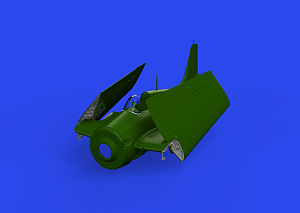 Additions (3D resin printing) 1/48 Grumman FM-2 Wildcat folding wings 3D-Printed (designed to be used with Eduard kits) 