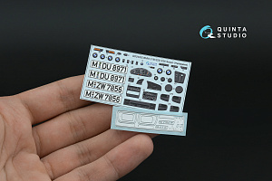 BMW 318i/320i E36 Sedan 3D-Printed & coloured Interior on decal paper (Hasegawa) (with metal sticker parts)