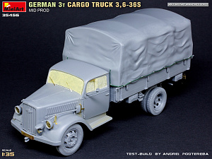 Model kit 1/35 GERMAN 3T CARGO TRUCK 3,6-36S (MiniArt)