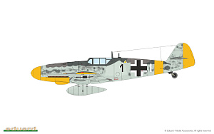 Model kit 1/72 Messerschmitt Bf-109G GUSTAV pt. 2 DUAL COMBO (Eduard kits)