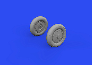 Additions (3D resin printing) 1/72 Avia S-199 wheels 3D-Printed (designed to be used with Eduard kits) 