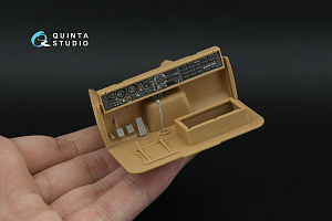 KrAZ-260 3D-Printed & coloured Interior on decal paper (Takom) (with 3D-printed resin parts)