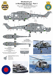 Decal 1/72 Westland Lynx in Worldwide Service Part 1 (AGM)