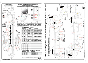 Decal 1/72 HKP 4A/B/C/D Vertol [Boeing UH-46B CH-46D Kawasaki KV-107]  (Moose Republic Decals)