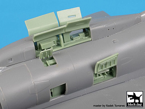 Additions (3D resin printing) 1/48 Douglas A-4 Skyhawk big set (designed to be used with Hobby Boss kits)