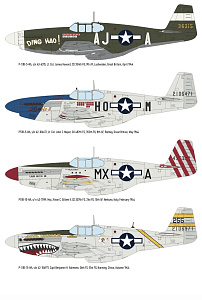 Model kit 1/48 North-American P-51B/C Mustang Weekend edition (Eduard kits)