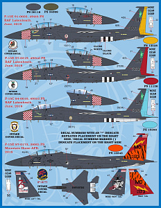 Decal 1/48 McDonnell F-15C/F-15E Heritage Eagles' (Furball Aero-Design)