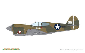 Model kit 1/48 Curtiss P-40E Warhawk (The ProfiPACK edition kit) (Eduard kits)