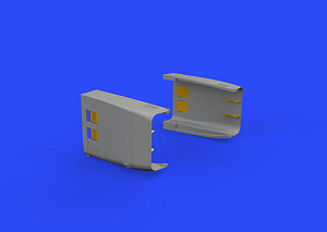 Additions (3D resin printing) 1/48 Mikoyan MiG-23MF engine air intakes (designed to be used with Eduard kits and Trumpeter kits) 