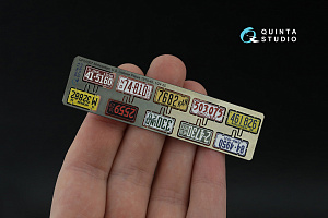 Midwestern  U.S. License Plates 1910-1940 (All kits) (with metal base)