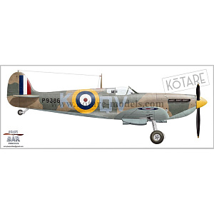 Model kit 1/32 Supermarine Spitfire Mk.Ia "Brian Lane" (Kotare)