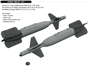 Additions (3D resin printing) 1/72 GBU-24