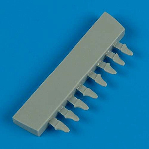 Additions (3D resin printing) 1/48 Mitsubishi F1M2 Pete wire covers (designed to be used with Hasegawa kits)