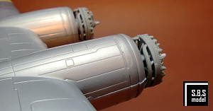 Additions (3D resin printing) 1/72 Boeing B-17F/B-17G Flying Fortress engine set (designed to be used with Revell kits) 3D-printed resin