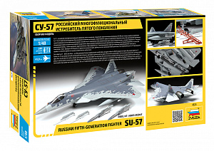 Model kit 1/48 Sukhoi Su-57 Frazor (Felon)  (Zvezda)