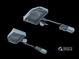 Su-30SM Complete Wheel Wells (Zvezda) (with 3D-printed resin parts)