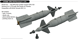 Additions (3D resin printing) 1/72 CPU-123 Paveway II