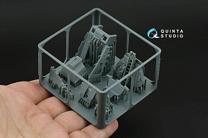 Su-30SM 3D-Printed & coloured Interior on decal paper (Zvezda) (with 3D-printed resin parts)