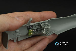 SBD Dauntless Family Rear cockpit 3D-Printed & coloured Interior on decal paper (Accurate Miniatures/Academy/etc)