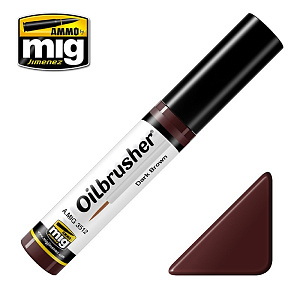 OILBRUSHER Dark Brown (10mL) (Ammo Mig)