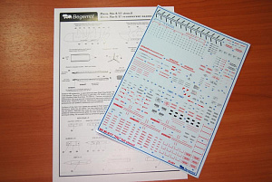 Decal 1/35 Mil 8/17 technical inscriptions (Begemot)