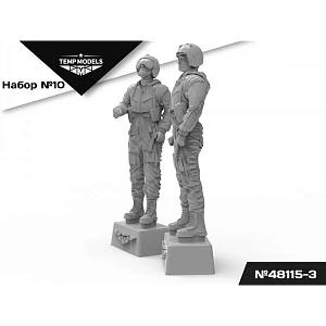 Figures (resin) 1/48 VMSK PILOTS Set No.10-3 (Temp Models)