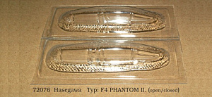 Vacu Canopy 1/72 F-4 Phantom II (HAS) (Rob Taurus)