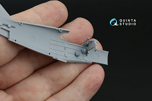 La-5 Detailing Set Pt.2. Cockpit parts: Pilot's seat and Armor plate, Control stick, Gunsight, Throttle quadrant and others (Zvezda)