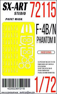 Paint Mask 1/72 F-4B/N Phantom II (Hasegawa)