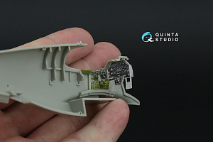 A-36 3D-Printed & coloured Interior on decal paper (Accurate Miniatures/Italeri)