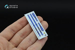 Ford GT40 Mark II 3D-Printed & coloured Interior on decal paper (Fujimi) (Small version)