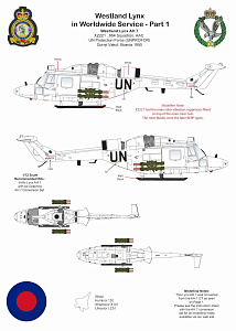 Decal 1/72 Westland Lynx in Worldwide Service Part 1 (AGM)