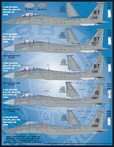 Decal 1/48 'USAFE MOD Eagles' (Furball Aero-Design)