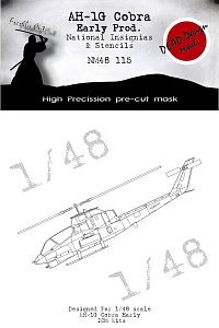 Bell AH-1G Cobra Early National Insignias (designed be used with ICM kits)