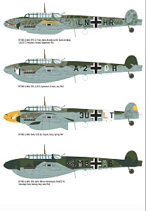 Model kit 1/48 Messerschmitt Bf-110D The Weekend edition  (Eduard kits)