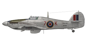 Model kit 1/72 Sea Hurricane Mk.IIc (3x camo) (Arma Hobby)