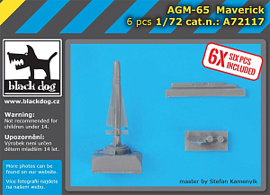 Additions (3D resin printing) 1/72 A6M-65 Maverick 