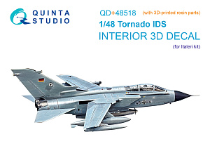 Tornado IDS 3D-Printed & coloured Interior on decal paper (Italeri) (with 3D-printed resin parts)