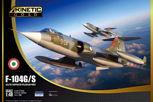 Model kit 1/48 F-104G/S ASA/M Starfighter Italian Air Force (Kinetic Model Kits)