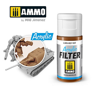 ACRYLIC FILTER Rust (15mL) (Ammo Mig)