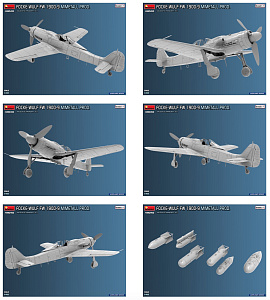 Model kit 1/48 Focke-Wulf Fw-190D-9 Mimetall Prod. (MiniArt)