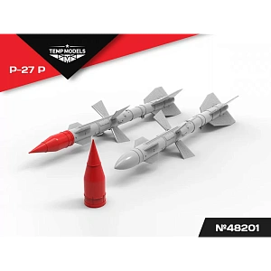 Additions (3D resin printing) 1/48 HIGHLY DETAILED MISSILE R-27 R (Temp Models)