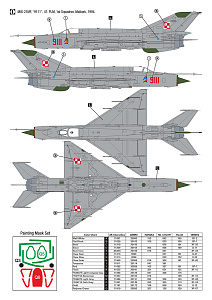 Model kit 1/32 Mikoyan MiG-21MF Polish Air Force (Hobby 2000)