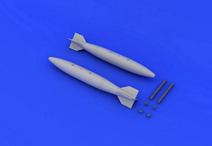 Additions  (3D resin printing) 1/48 Mk.84 bombs 