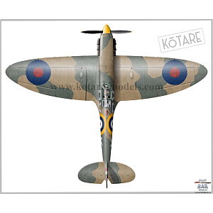 Model kit 1/32 Supermarine Spitfire Mk.Ia "Brian Lane" (Kotare)