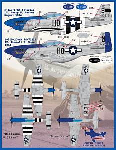 Decal 1/48 "Meyers Maulers Part2" (Furball Aero-Design)